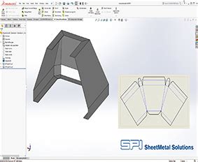 spi sheet metal works|solidworks sheet metal.